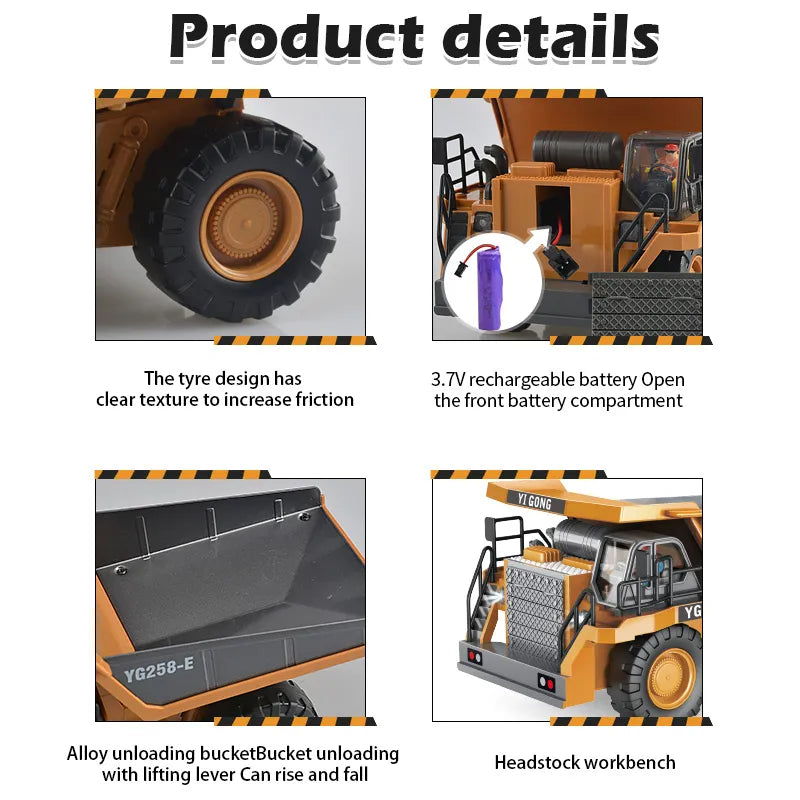 Construction wagon™ - RC Mighty Mini Construction Vehicles - Mini työmaa-ajoneuvot
