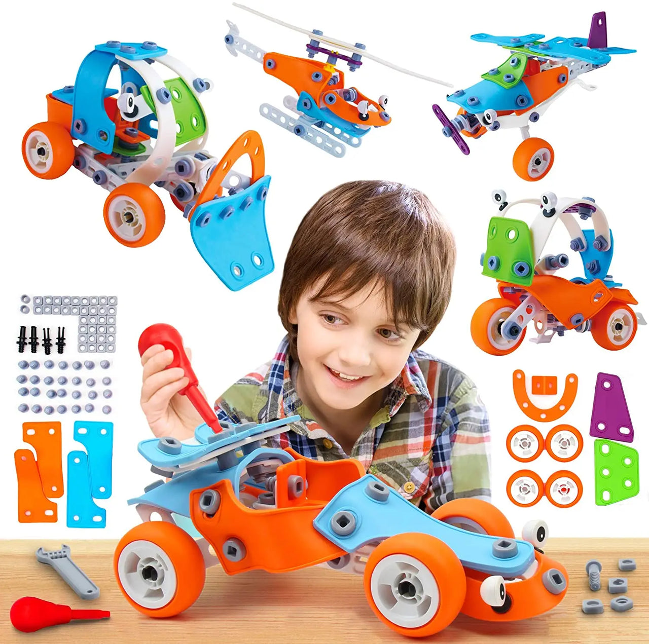 Build Genius Playset™ - Rakennussarja - STEM-lelut