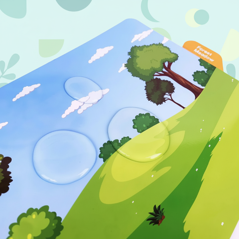 StickerFun – Värikäs & opettavainen - uudelleenkäytettävä tarrakirja