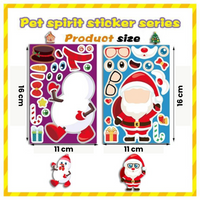 Thumbnail for Christmas Stickerset™ - Jouluntaikaa tarroissa - Tarra-arkki joulu
