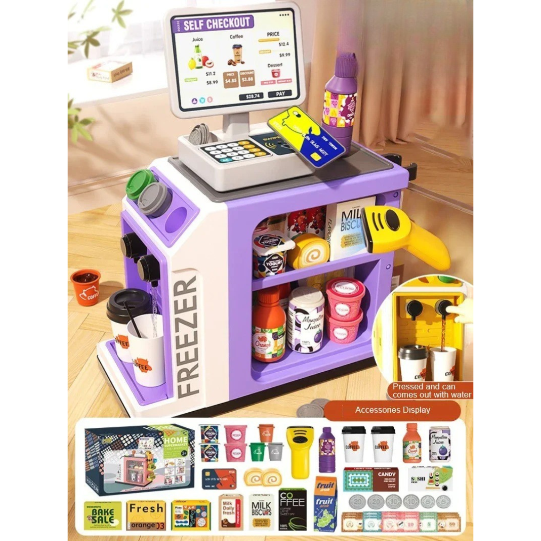 Supermarket Set™ - Ostoksilla käymisen hauskuus - Lasten leikkikassa