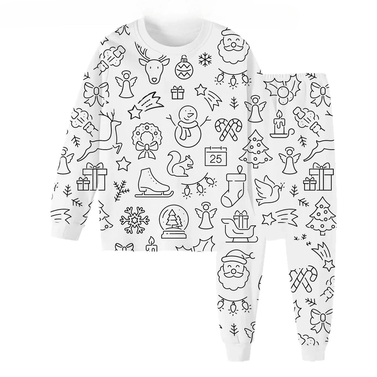 DIY Pajama Set™ – Väri & unelma – Colours Lasten pyjamasetti