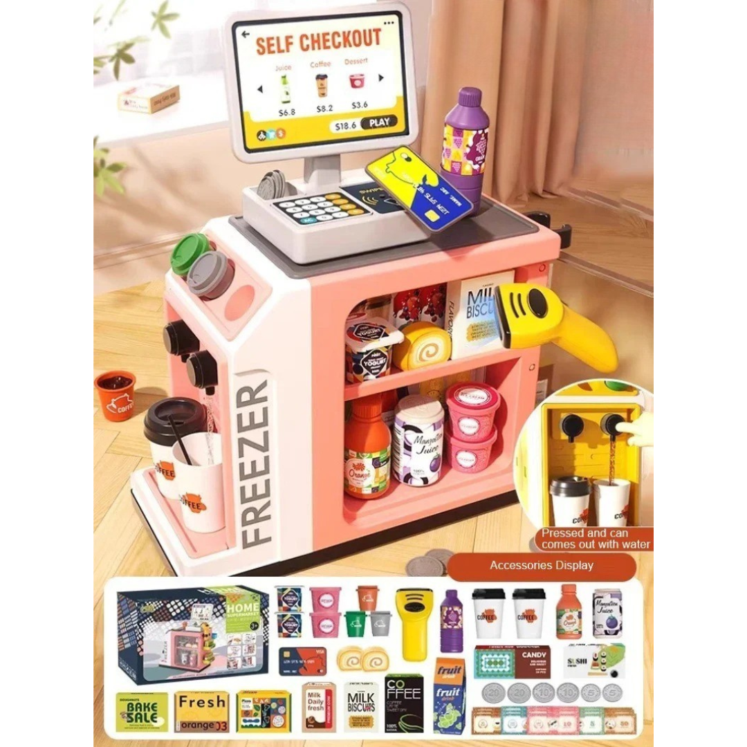 Supermarket Set™ - Ostoksilla käymisen hauskuus - Lasten leikkikassa