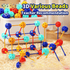 Connect Beads™ - Taipuisat PVC-helmet - 3D-geometriset rakennuspalikat