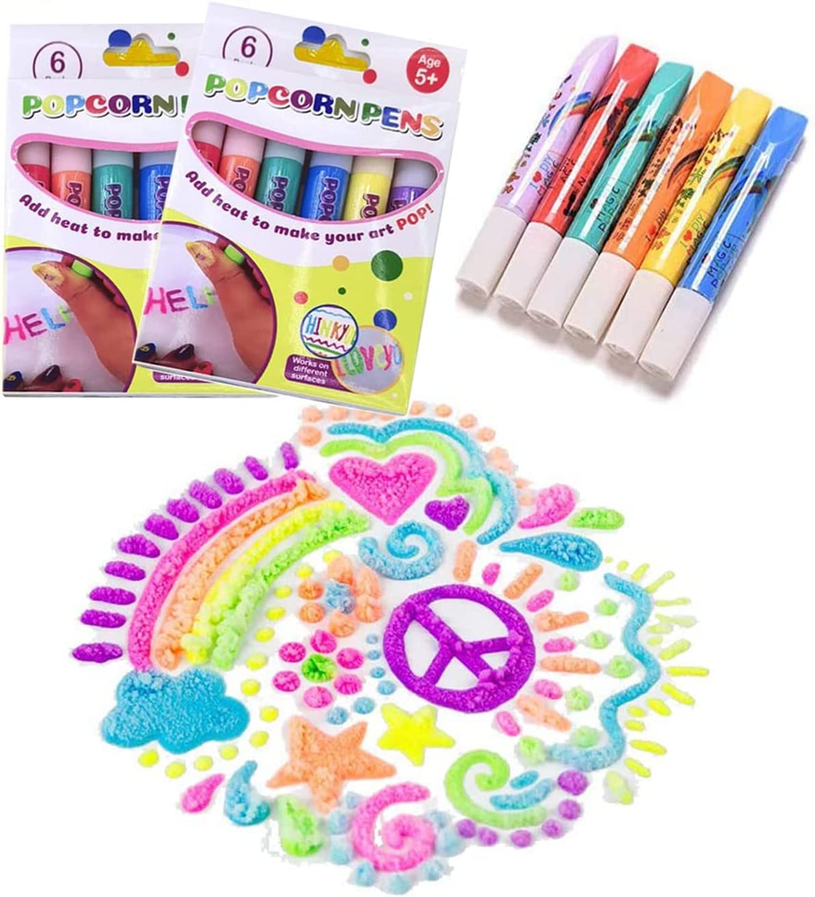 Magic Bubble Pen™ - Hauskaa 3D-taidetta - Popcorn-kynä