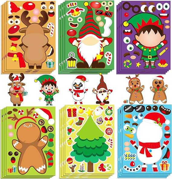 Christmas Stickerset™ - Jouluntaikaa tarroissa - Tarra-arkki joulu