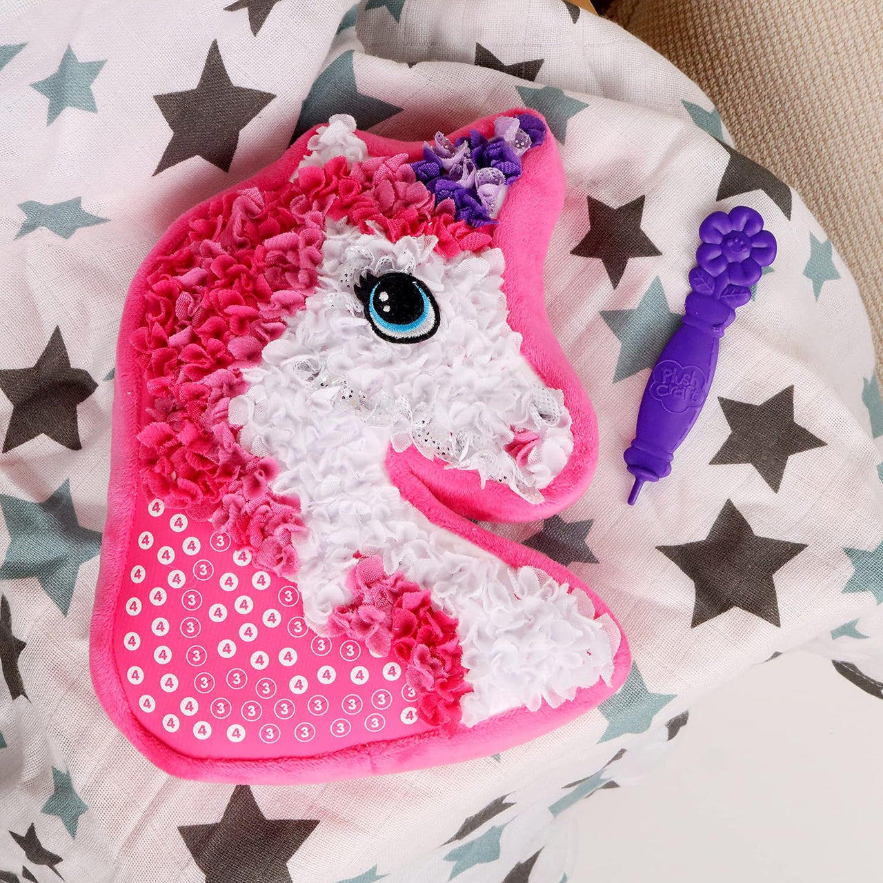 DIY Pillow™ - Pörröistä hauskaa- Pehmeä yksisarvinen tyyny
