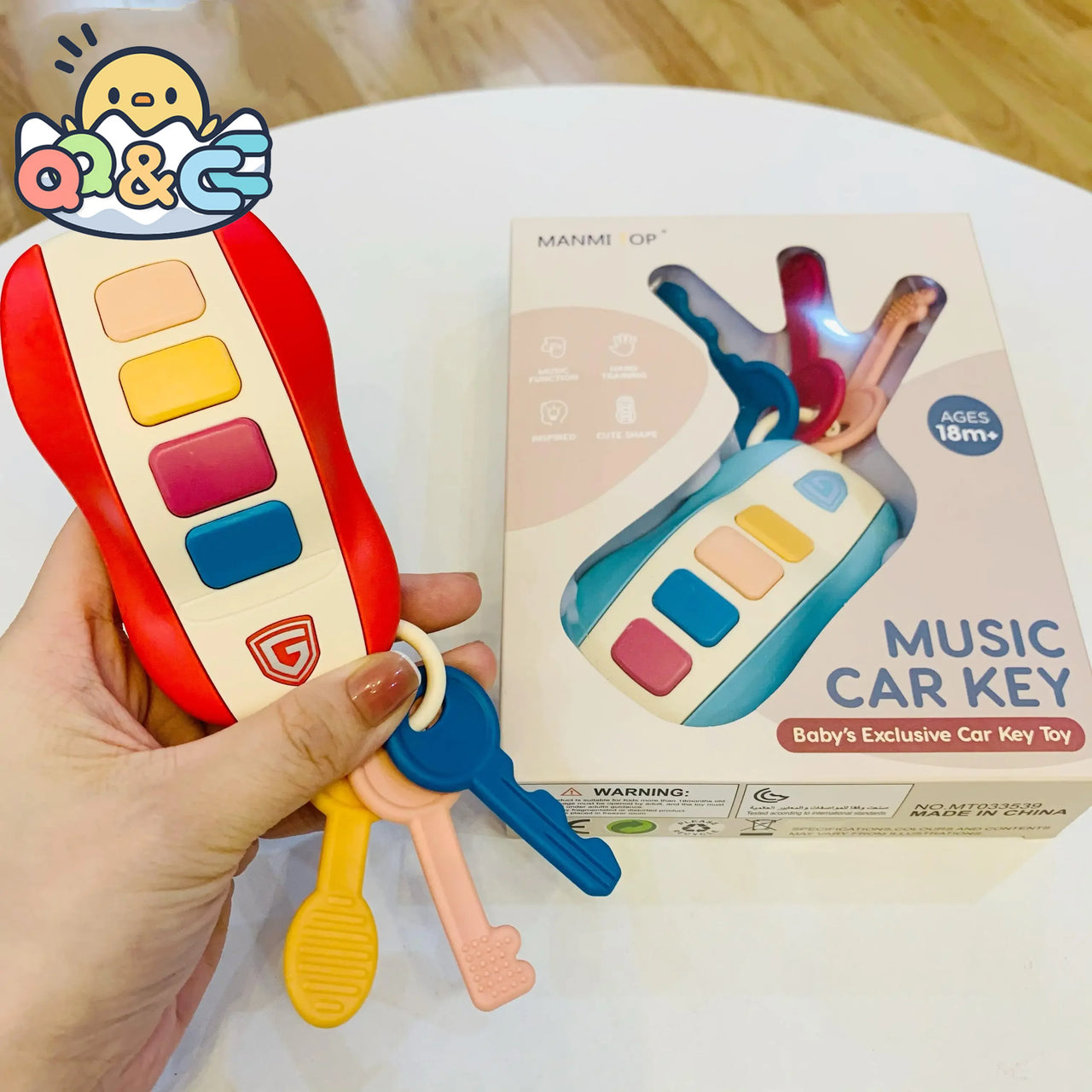 Music Car Key™ - Melodinen kyyti - Soivat autonavaimet musiikkilelu