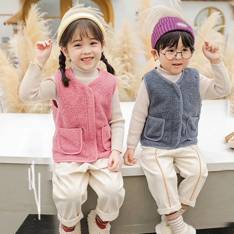Mini Fashion™ - Lasten pörröliivi