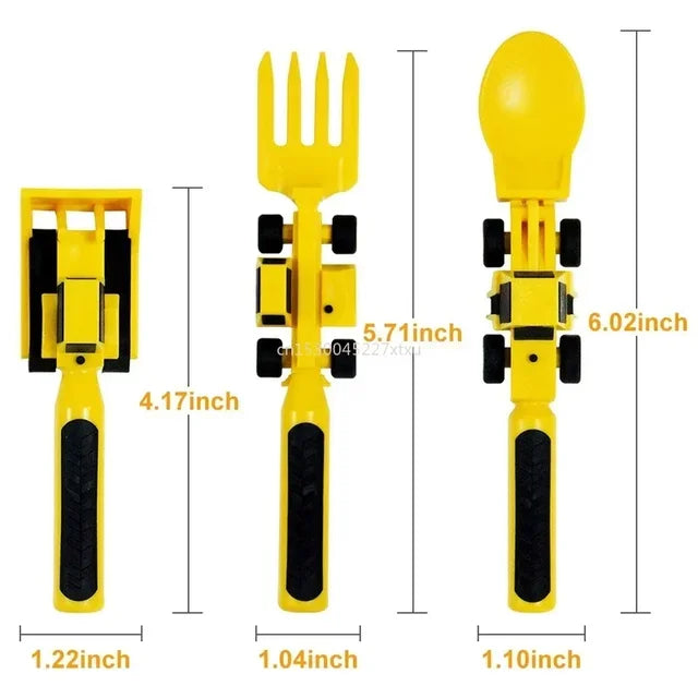 Construction Dinner Set™ - Ei enää kitinää ruokapöydässä - Luova ruokailuvälinesetti