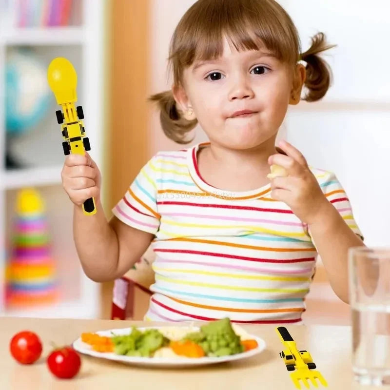 Construction Dinner Set™ - Ei enää kitinää ruokapöydässä - Luova ruokailuvälinesetti
