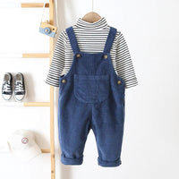 Thumbnail for TinyTrend – Mukava ja tyylikäs – Rib-kangas puutarhahousut