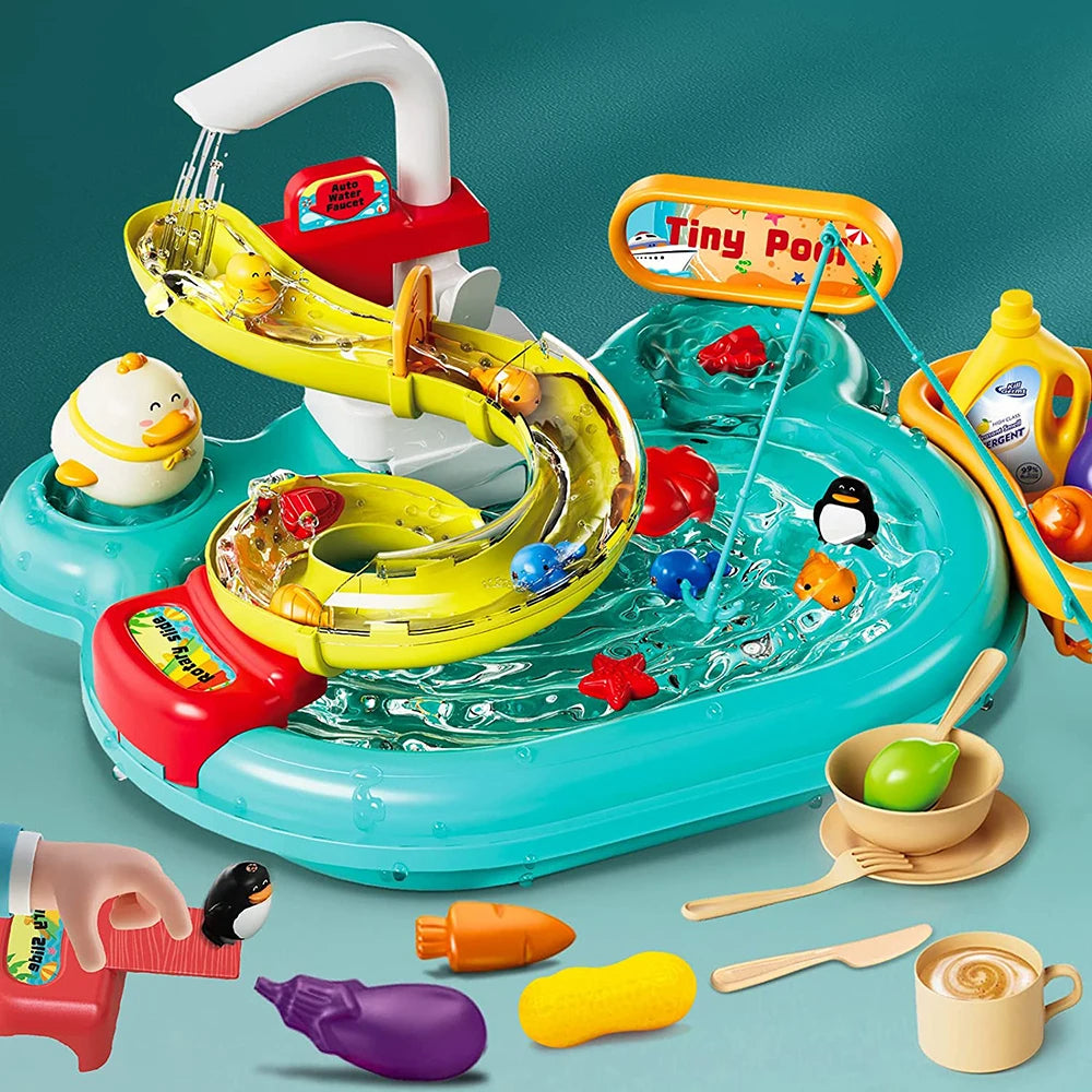 Kitchen toy™ - Vesileikkejä kaikille - Leikkikeittiöallas