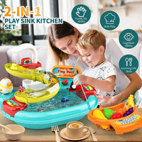 Thumbnail for Kitchen toy™ - Vesileikkejä kaikille - Leikkikeittiöallas