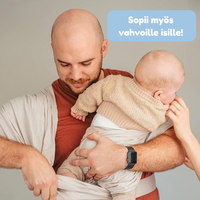 Thumbnail for SoftNest - Mukava, hengittävä ja turvallinen – ergonominen vauvan kantoliina