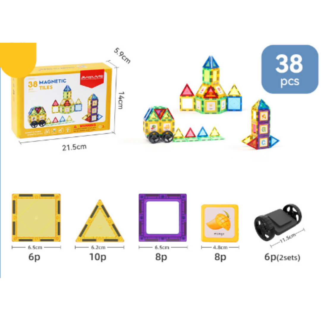 Magnet Toys™ - Luovuuden kehittäminen - Magneettipalat