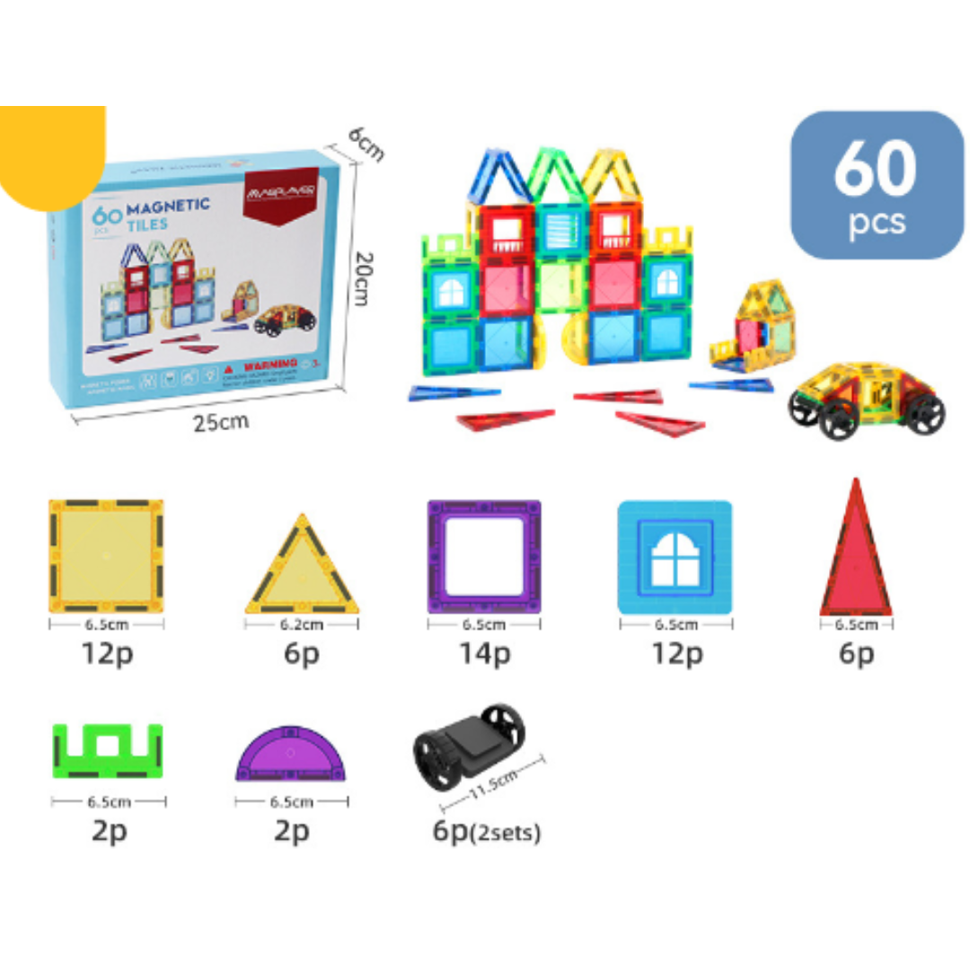 Magnet Toys™ - Luovuuden kehittäminen - Magneettipalat