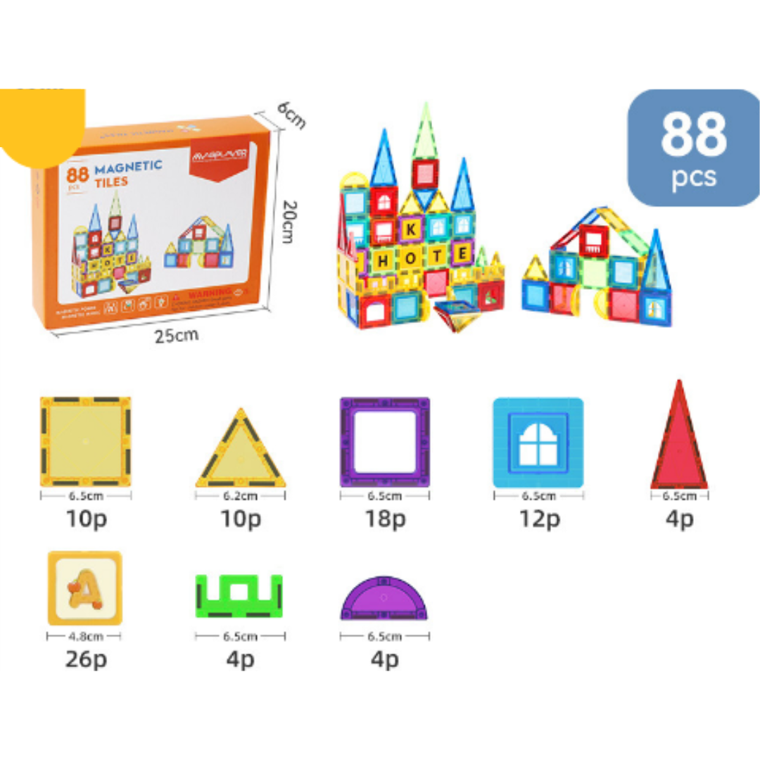 Magnet Toys™ - Luovuuden kehittäminen - Magneettipalat