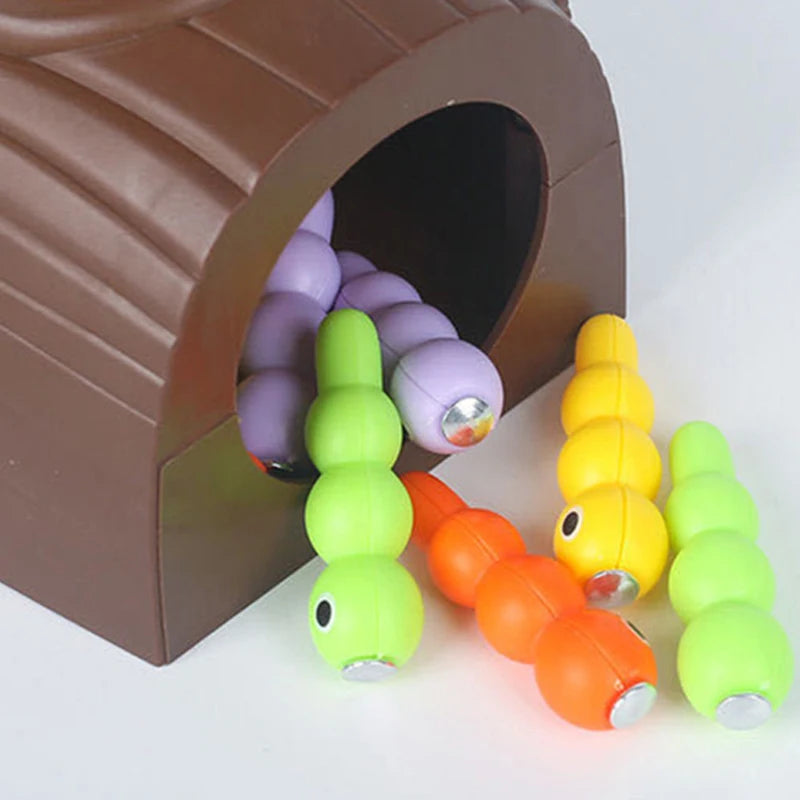 Magneettinen Woodpecker Game™ - Harjoittaa hienomotorisia taitoja - Magneettinen lautapeli