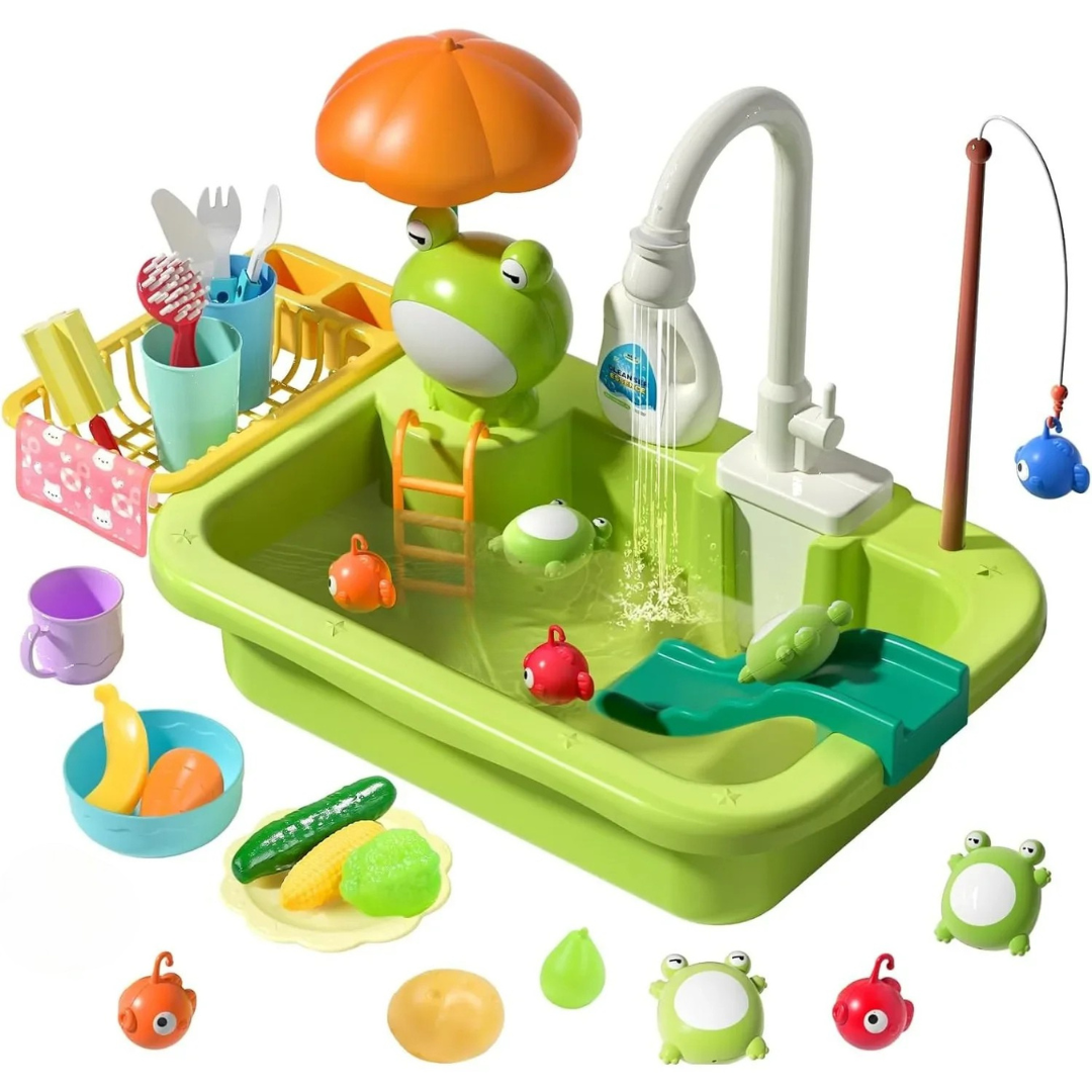 Children Kitchen – Vesi hauskaa & oppimista – 2-in-1 leikkiallas