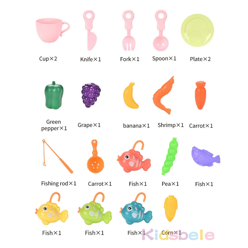 SinkPlay – Fantasia & Kehitys – 2-in-1 Leikkisuihku & Kalapeli