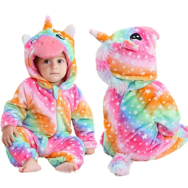 Mini Fashion - Kestävä ja pestävä - Eläinten toppapuku (0-24 kk)