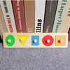 Woods™ - Palapelihauskaa lapsille - Geometrinen Montessori-muotopalapeli