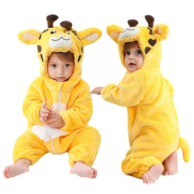 Mini Fashion - Kestävä ja pestävä - Eläinten toppapuku (0-24 kk)