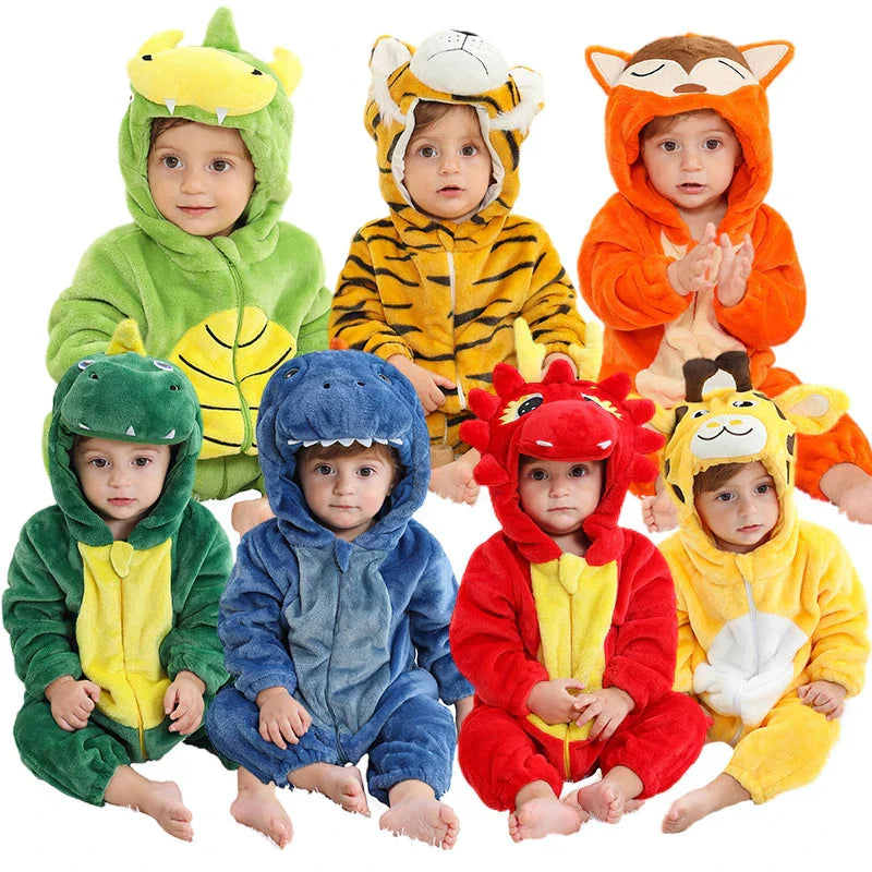 Mini Fashion - Kestävä ja pestävä - Eläinten toppapuku (0-24 kk)