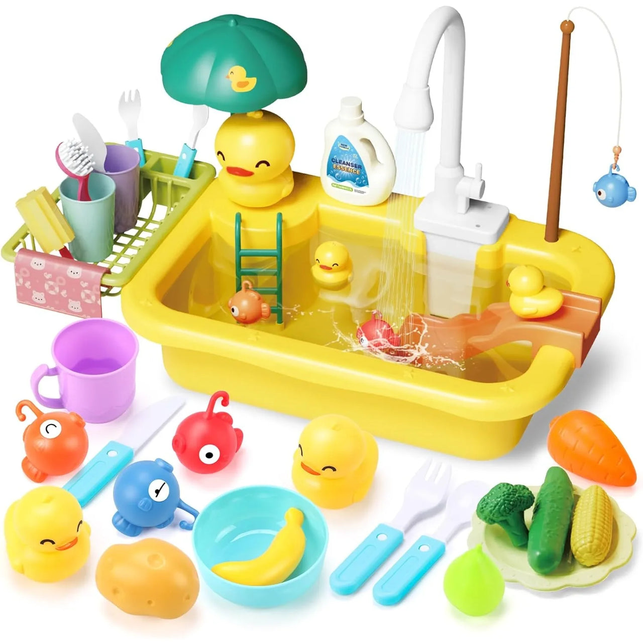 Children Kitchen – Vesi hauskaa & oppimista – 2-in-1 leikkiallas