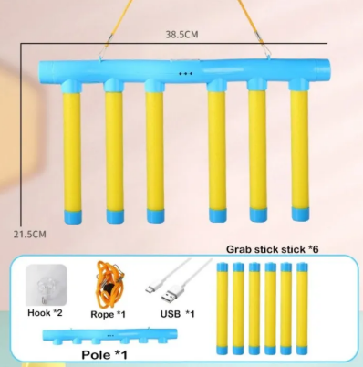 Stick Grab Game™ - Reaktionopeuden harjoittelu - Reaktioharjoitus tikut