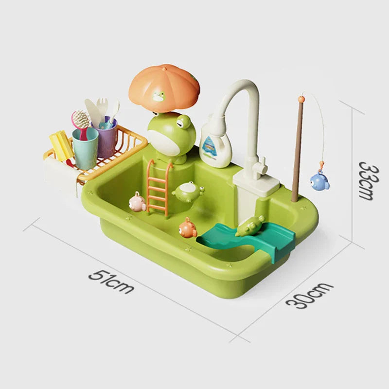 Children Kitchen – Vesi hauskaa & oppimista – 2-in-1 leikkiallas