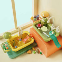 Thumbnail for Children Kitchen – Vesi hauskaa & oppimista – 2-in-1 leikkiallas
