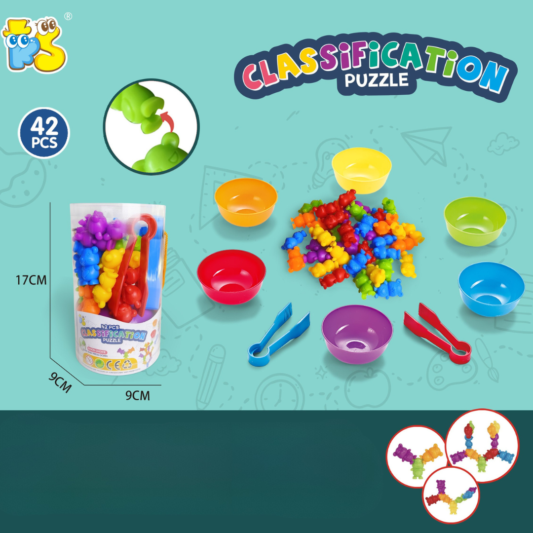 Rainbow Teddy Bears Toys™ - Educatief & Creatief - Regenboog Telberen