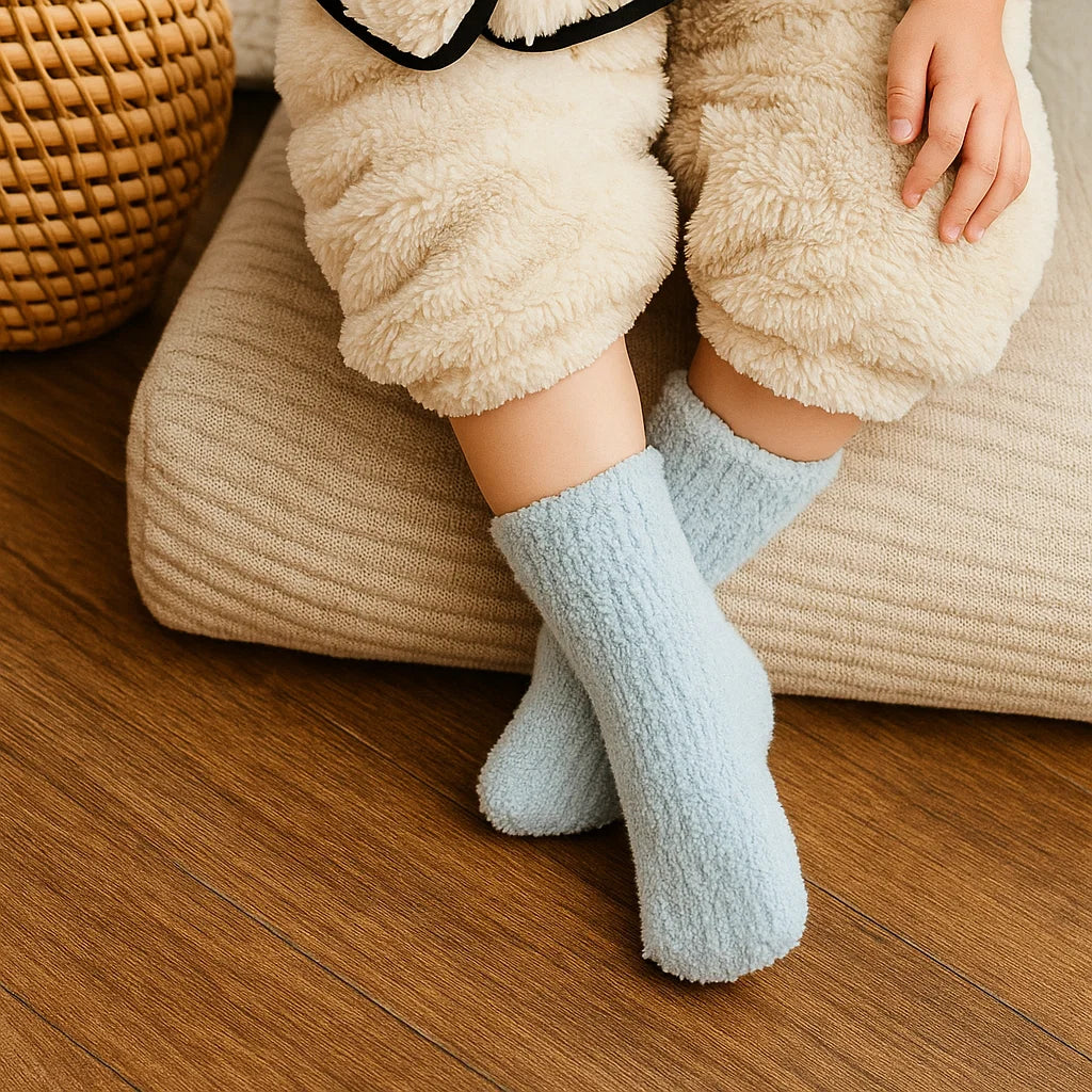 SnuggleBoo – Lämmin ja pehmeä – fleece-vauvasukat