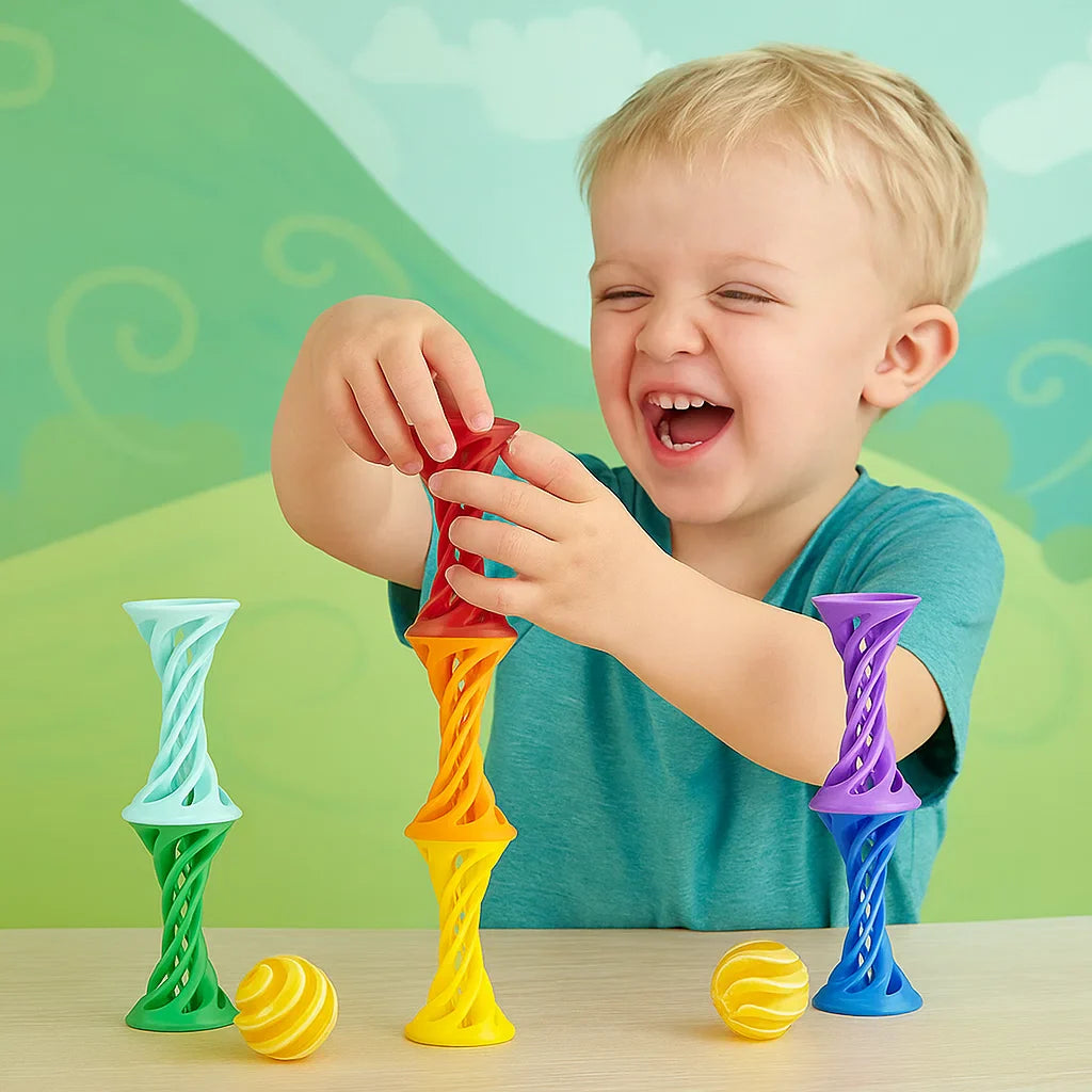 SpiraPop – Ainutlaatuinen ja rauhoittava – 3D-dekompressio-fidget-lelu