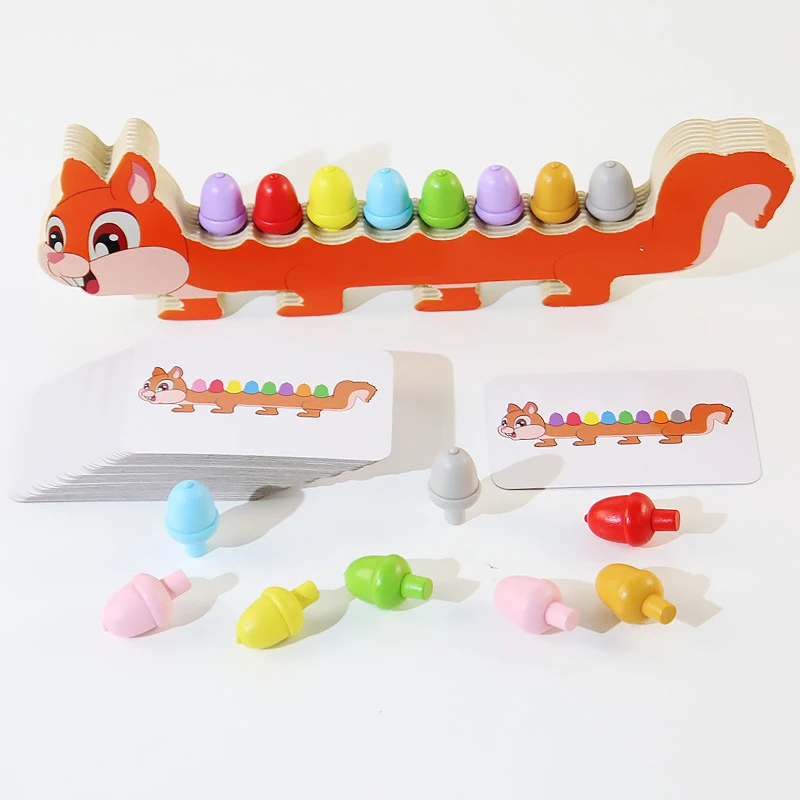 Sensory Color Sticks™ – Värit & eläimet - Värien lajittelupeli
