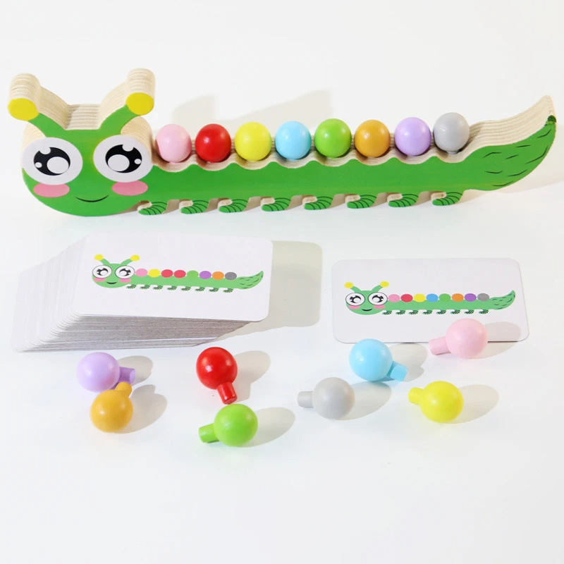 Sensory Color Sticks™ – Värit & eläimet - Värien lajittelupeli