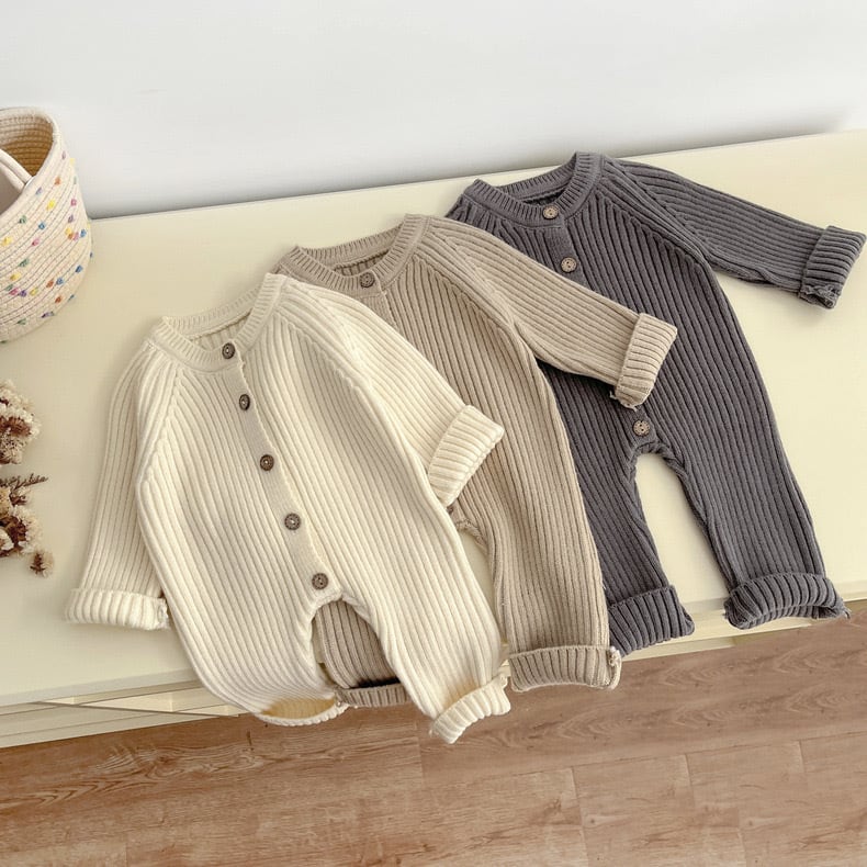 CozyCotton – Mukava & Tyylikäs - Neulottu Romperi