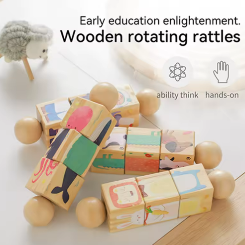 Woods™ - Pyöritä ja opi - Pyörivä lasten palapeli