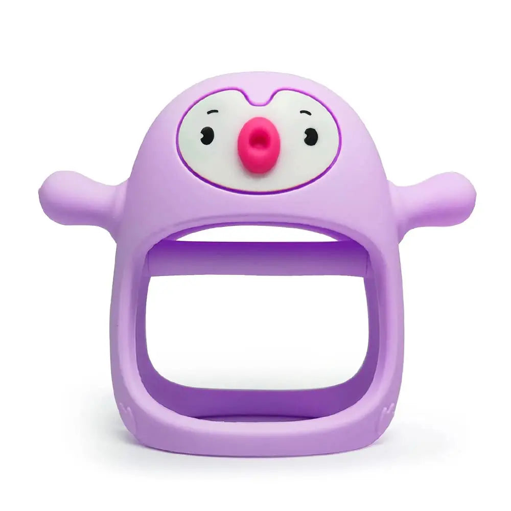 Penguin Teether™ - Rauhoittava ikenille - Silikoni pururengas vauvoille