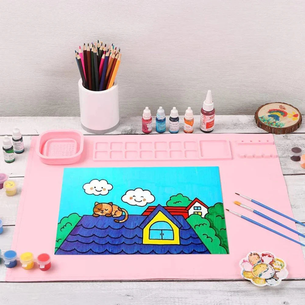 Canvas Mat™ - Helppo puhdistaa - Maalausalusta