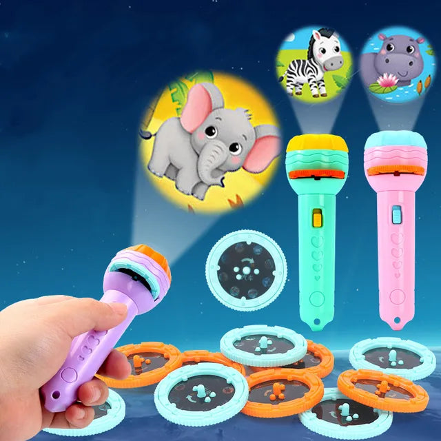 Story Torch™ -Taikuutta yöuniin - Taskulamppuprojektori