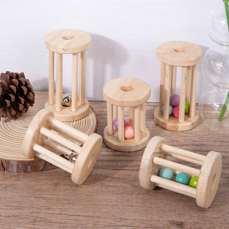 Music Rattle™ – Merry Roll Häkki – Puiset helistin lelut