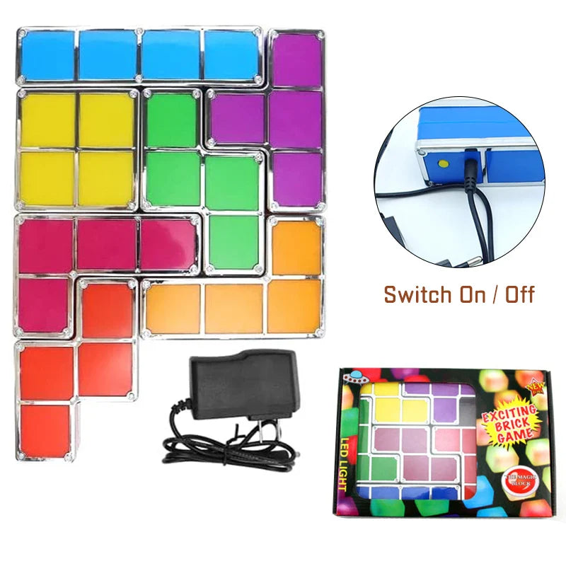 Tetris Night Light™ - Valaisevaa luovuutta - Tetris-lamppu