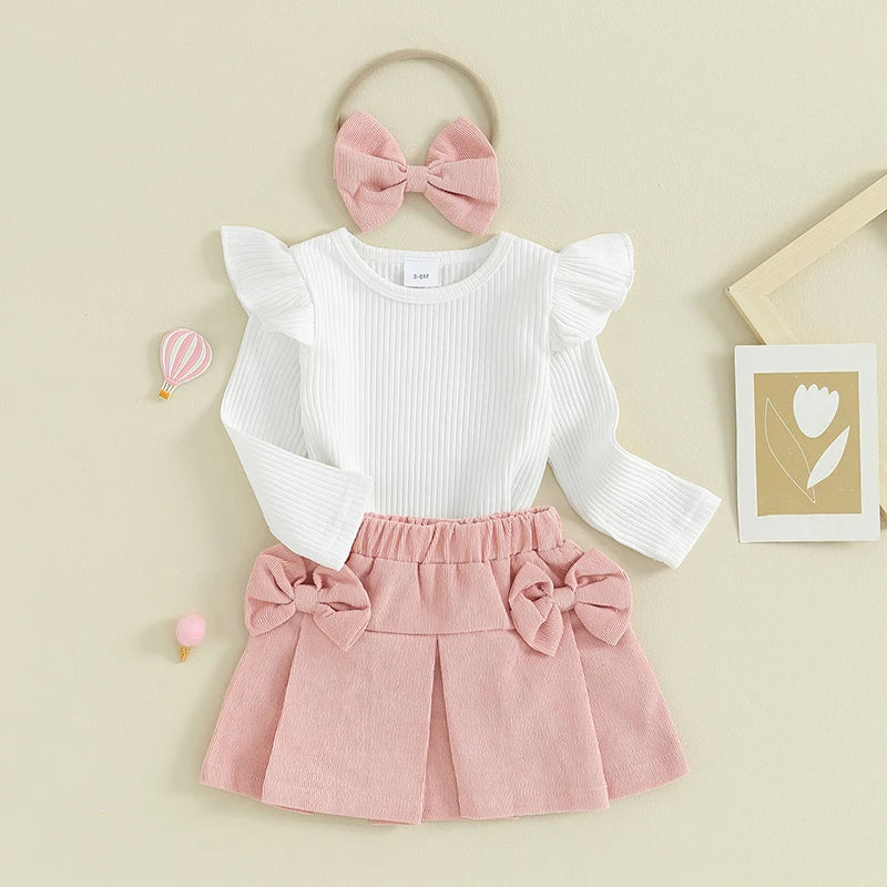 Mini Fashion™ - Paita ja hame + hiuspanta