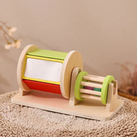 Thumbnail for Sensory Drum™ – Värit ja muodot - Puinen Montessori-lelu