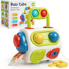 Montessori Busy Cube™ – Kätevä matkoilla - Aistikuutio