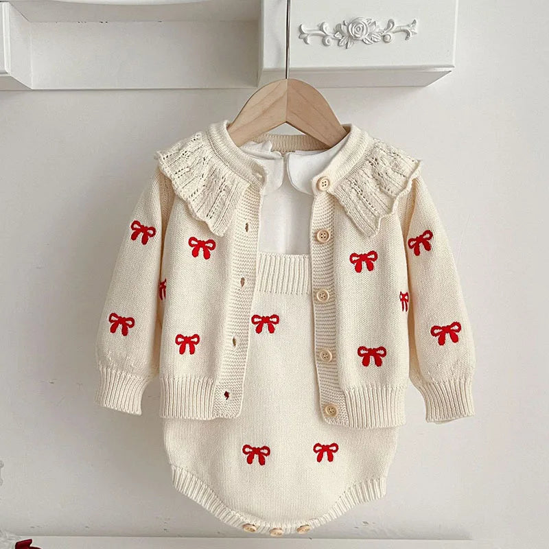 Mini Fashion™ - Söpö kuosi - Lasten neulevaatteet