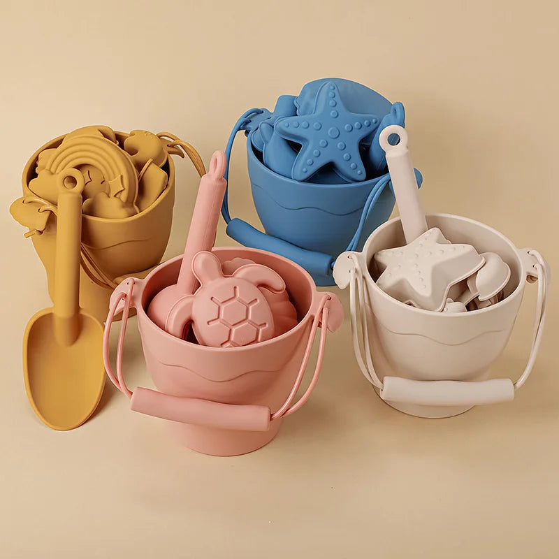 Silicone Beach Set™ - Hiekkaseikkailu -  Rantalelusetti